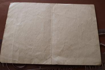 Preview: Old handover card for the military record of the fallen son - Ulm - 1942